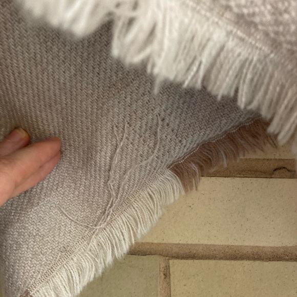 *HP* Uniqlo, Oversized Plaid Poncho, OS - Picture 7 of 7